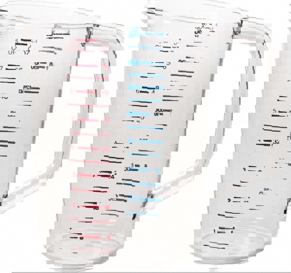 Bouncer Measuring Cup, 2 Qt, Clear